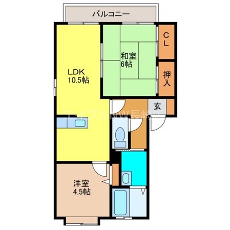 現川駅 徒歩61分 2階の物件間取画像